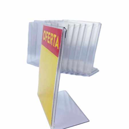 Porta Etiqueta para Cartaz A7 em L