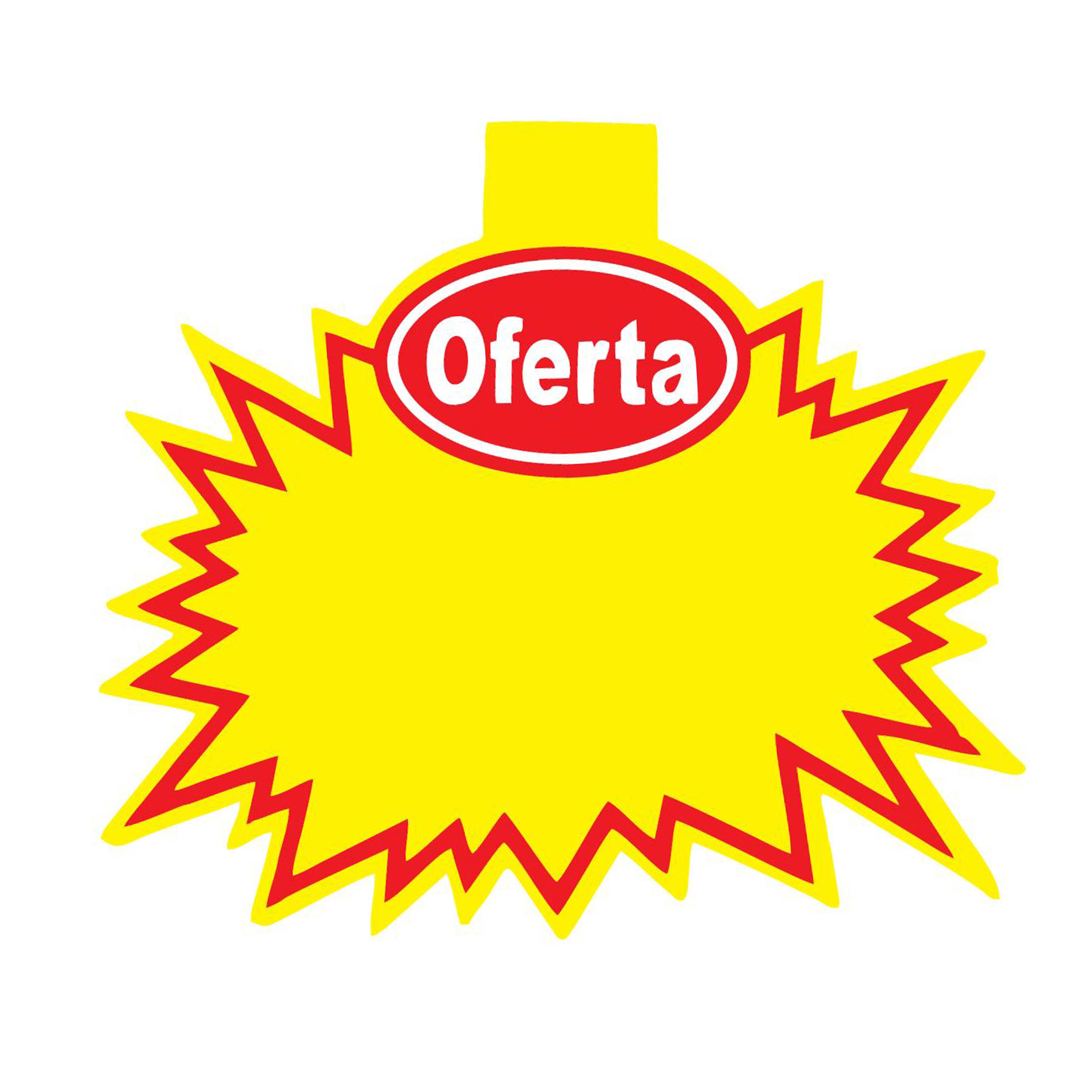 Cartaz Splash Duplex Oferta e Aba Central 19x23