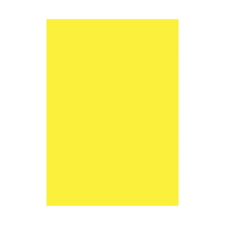 Cartaz Offset A4 Amarelo Chapado