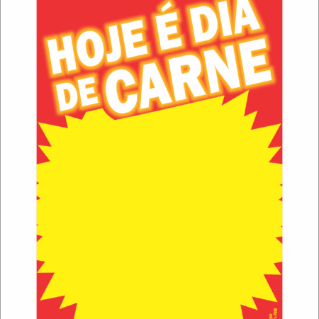 Cartaz Duplex Dia de Carne A4