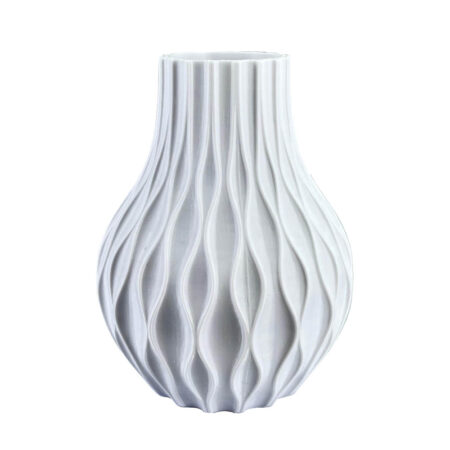 Vaso Decorativo 3d Branco Para Plantas Flores